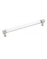 Crysacrylic With Satin Nickel 8-13/16" [224.00MM] Pull by Hickory Hardware sold in Each - P3704-CASN