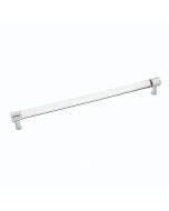 Crysacrylic With Chrome 12" [304.80MM] Appliance Pull by Hickory Hardware sold in Each - P3711-CACH