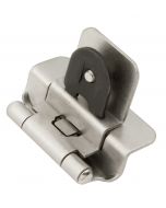 Satin Nickel Double Demountable 3/8" Inset Hinge by Hickory Hardware, SKU: P5312-SN