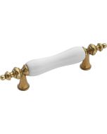 White 3" [76.20MM] Barrel Pull by Hickory Hardware sold in Each - P703-W