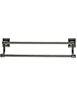 Antique Pewter 18" [457.20MM] Double Towel Bar by Top Knobs sold in Each - STK7AP