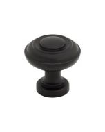 Flat Black 1-1/4" [32mm] Ulster Knob of Regent's Park Collection by Top Knobs - TK3070BLK