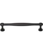 Flat Black 6-5/16" [160mm] Ulster Pull of Regent's Park Collection by Top Knobs - TK3073BLK