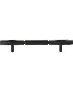 Flat Black 5-1/16" [128mm] Kingsmill Pull of Regent's Park Collection by Top Knobs - TK3082BLK