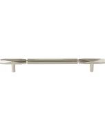 Brushed Satin Nickel 7-9/16" [192mm] Kingsmill Pull of Regent's Park Collection by Top Knobs - TK3084BSN