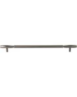 Ash Gray 18" [457mm] Kingsmill Appliance Pull of Regent's Park Collection by Top Knobs - TK3088AG