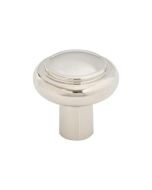 Polished Nickel 1-1/4" [32mm] Clarence Knob of Regent's Park Collection by Top Knobs - TK3110PN