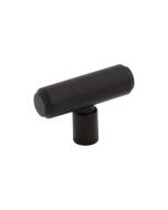 Flat Black 2" [51mm] Clarence T-Knob of Regent's Park Collection by Top Knobs - TK3111BLK