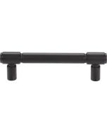 Flat Black 3-3/4" [96mm] Clarence Pull of Regent's Park Collection by Top Knobs - TK3112BLK