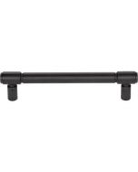 Flat Black 5-1/16" [128mm] Clarence Pull of Regent's Park Collection by Top Knobs - TK3113BLK