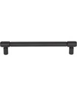 Flat Black 6-5/16" [160mm] Clarence Pull of Regent's Park Collection by Top Knobs - TK3114BLK