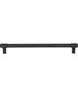Flat Black 8-13/16" [224mm] Clarence Pull of Regent's Park Collection by Top Knobs - TK3116BLK