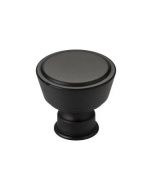 Flat Black 1-3/8" [35mm] Ormonde Knob of Regent's Park Collection by Top Knobs - TK3120BLK