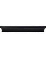 Black 6" [152.40MM] Finger Pull by Top Knobs sold in Each - TK555BLK