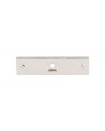 Polished Nickel 3" [76.20MM] Backplate for Knob, Channing by Top Knobs - TK741PN