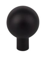 Flat Black 1" [25.40MM] Knob by Top Knobs - TK761BLK