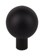 Flat Black 1-1/8" [28.50MM] Knob by Top Knobs - TK762BLK