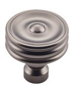 Ash Gray 1-1/4" [32.00MM] Knob W/Backplate by Top Knobs - TK881AG