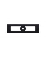 Flat Black 4-9/32" [108.80MM] Knob Backplate by Top Knobs sold in Each - TK922BLK