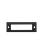 Flat Black 3" [76.20MM] Backplate by Top Knobs sold in Each - TK923BLK