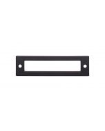 Flat Black 3-3/4" [95.25MM] Backplate by Top Knobs sold in Each - TK924BLK