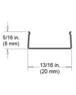 Tresco Infinex Square/Curved U-Clip Set - 12V